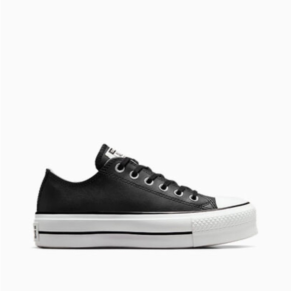 Chuck Taylor All Star Lift Platform Leather Shoes - Picture 3 of 8
